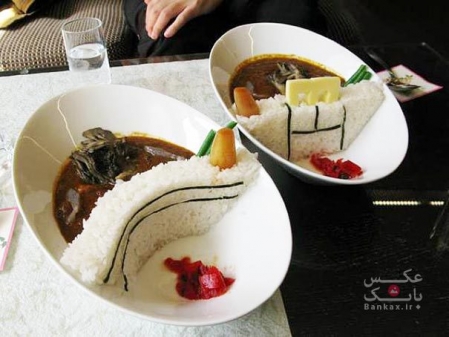 خلاقیت رستوران ژاپنی: ایجاد سدی با برنج در بشقاب شما