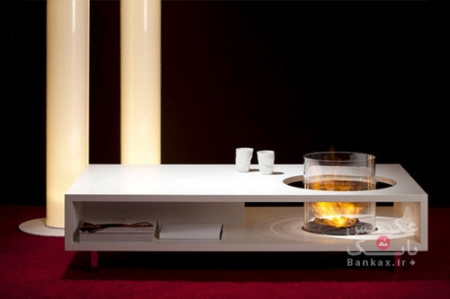 گرمای لذت بخش این میز به همراه نوشیدن چای در سرمای زمستان