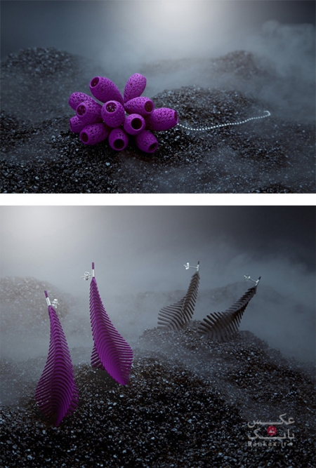 بلوبری، زیورآلاتی که با پرینتر های سه بعدی چاپ شده اند
